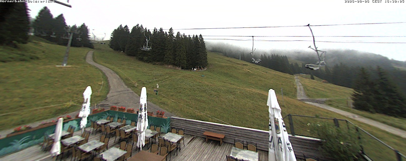 Archiv Foto Webcam Mittelstation Hörnerbahn - Hexen-Stadl