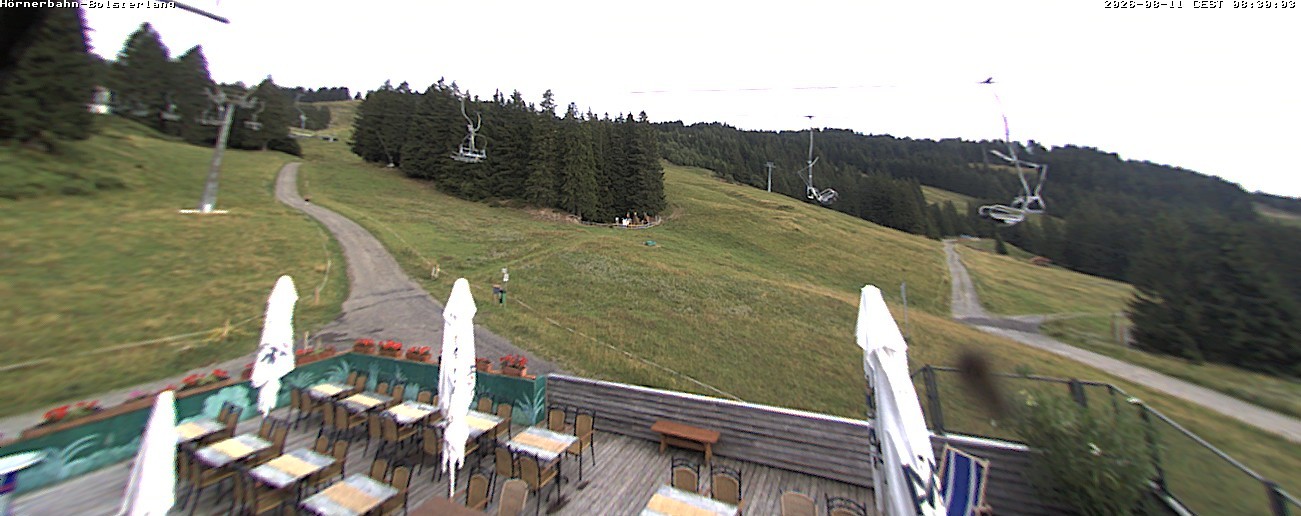 Archiv Foto Webcam Mittelstation Hörnerbahn - Hexen-Stadl