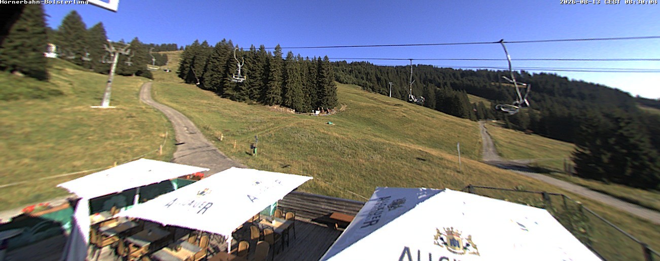 Archiv Foto Webcam Mittelstation Hörnerbahn - Hexen-Stadl