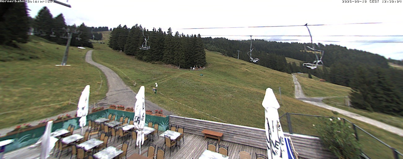 Archived image Webcam Middle station Hörnerbahn - Hexen-Stadl