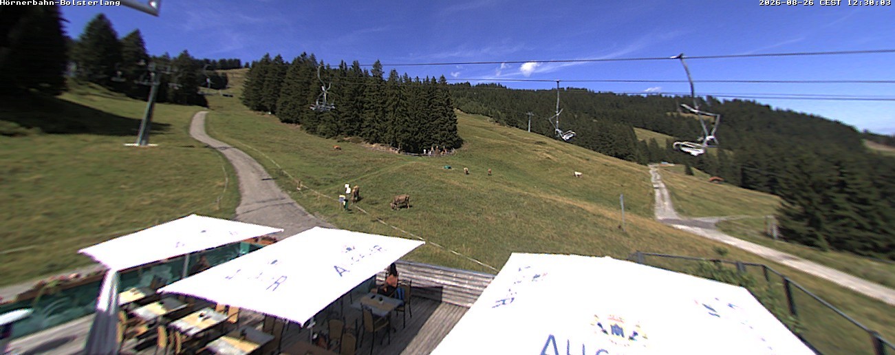 Archived image Webcam Middle station Hörnerbahn - Hexen-Stadl