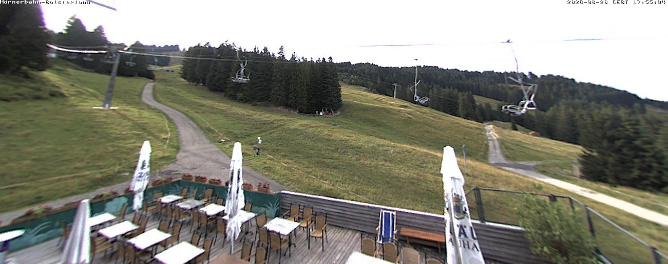Archived image Webcam Middle station Hörnerbahn - Hexen-Stadl