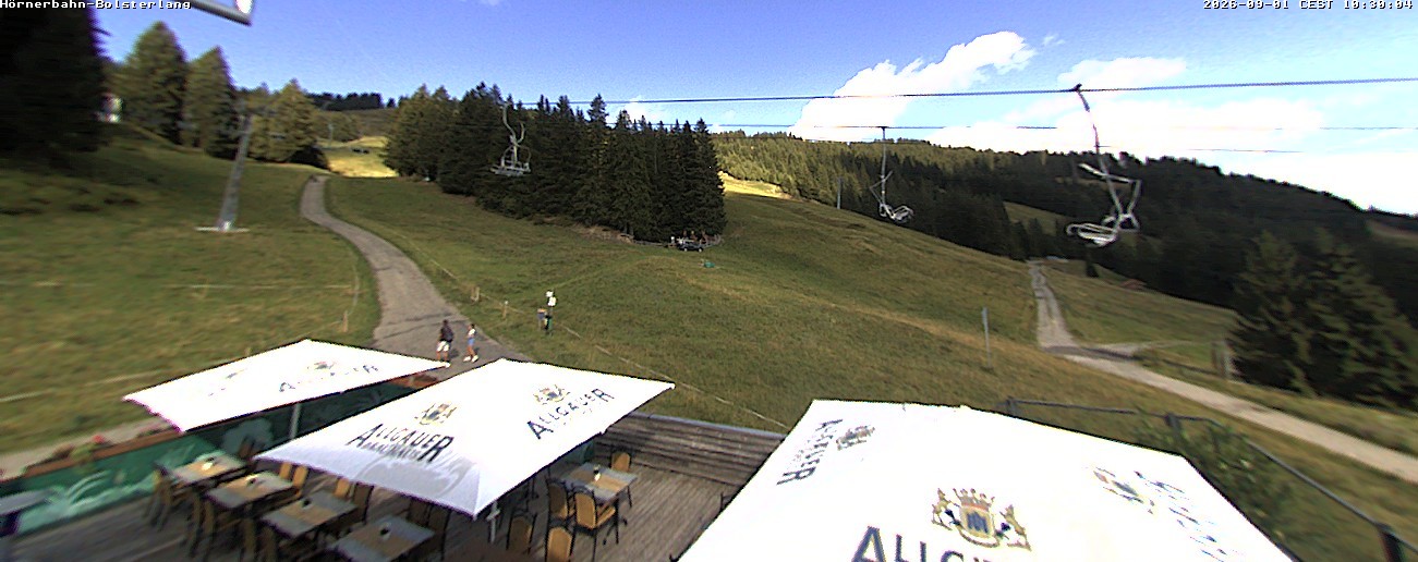 Archiv Foto Webcam Mittelstation Hörnerbahn - Hexen-Stadl