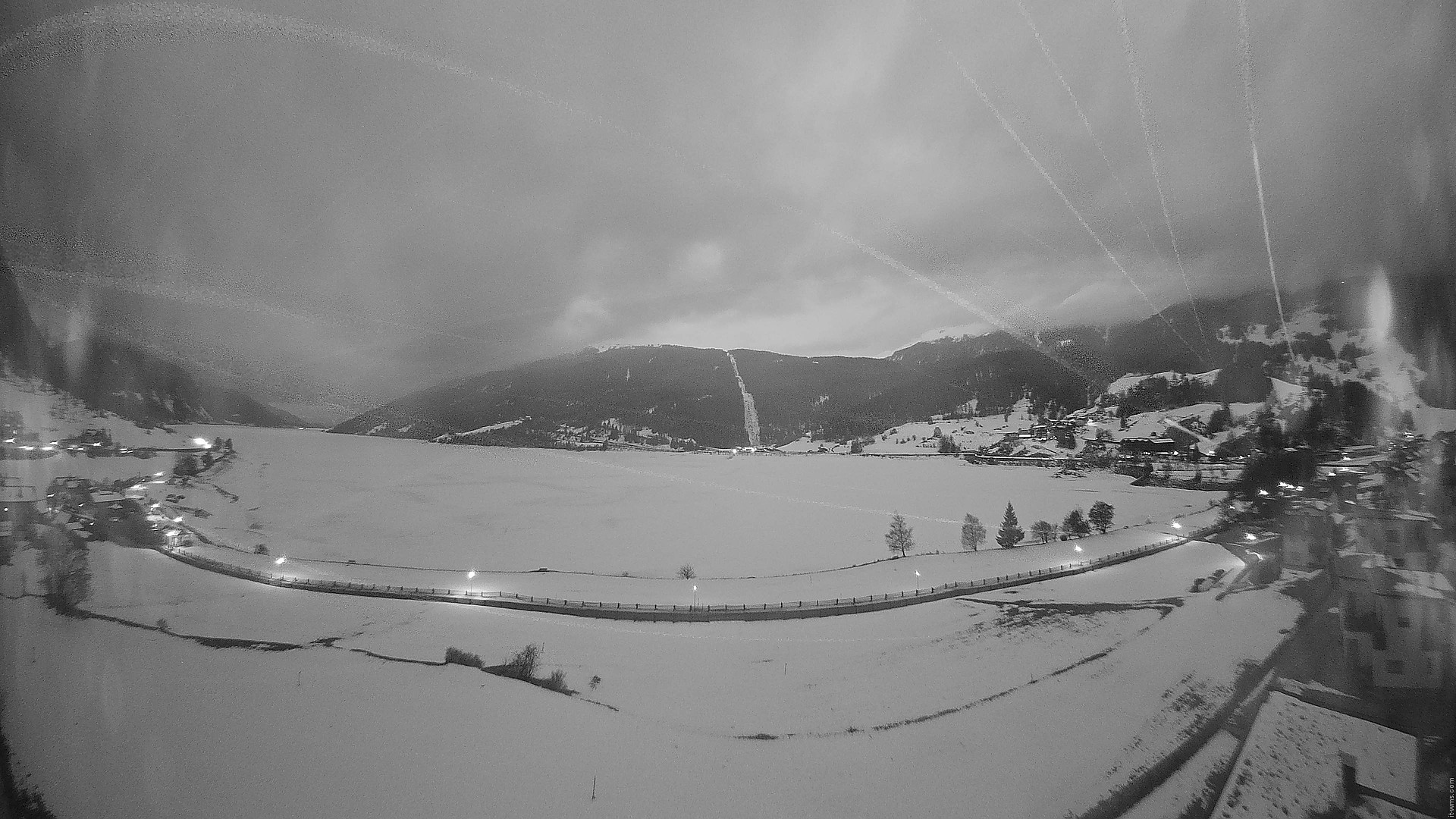 Archiv Foto Webcam Reschen - Blick auf den Reschensee