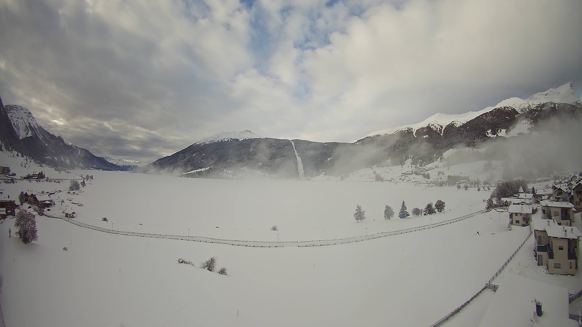 Archived image Webcam View to the Lake Resia