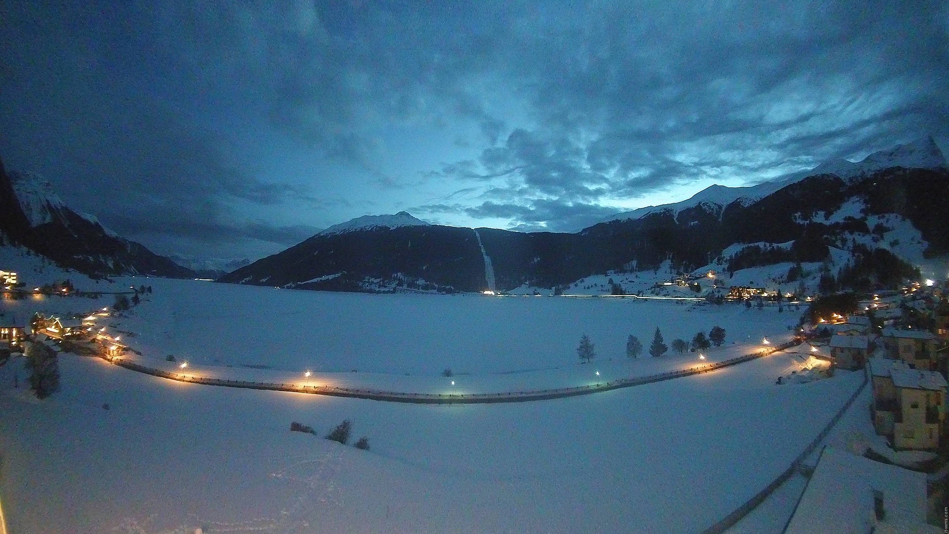 Archived image Webcam View to the Lake Resia