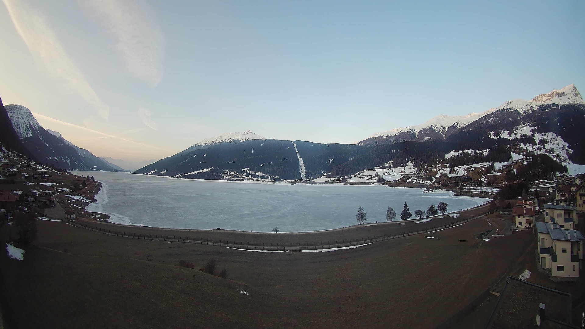 Archived image Webcam View to the Lake Resia