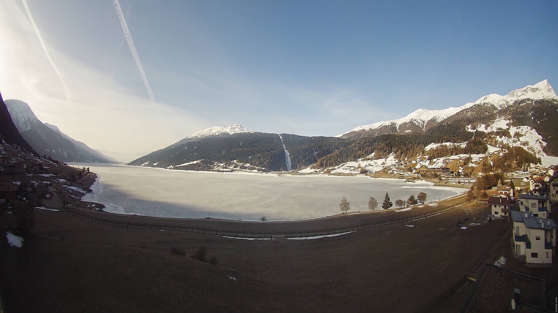 Archived image Webcam View to the Lake Resia