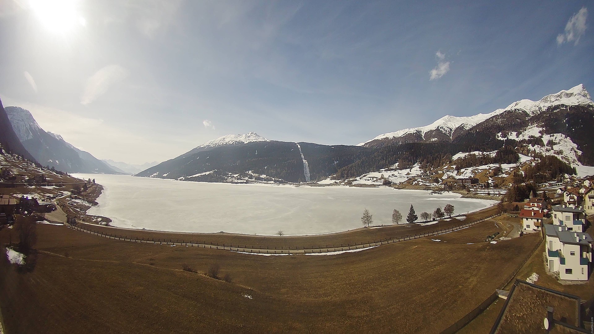 Archived image Webcam View to the Lake Resia