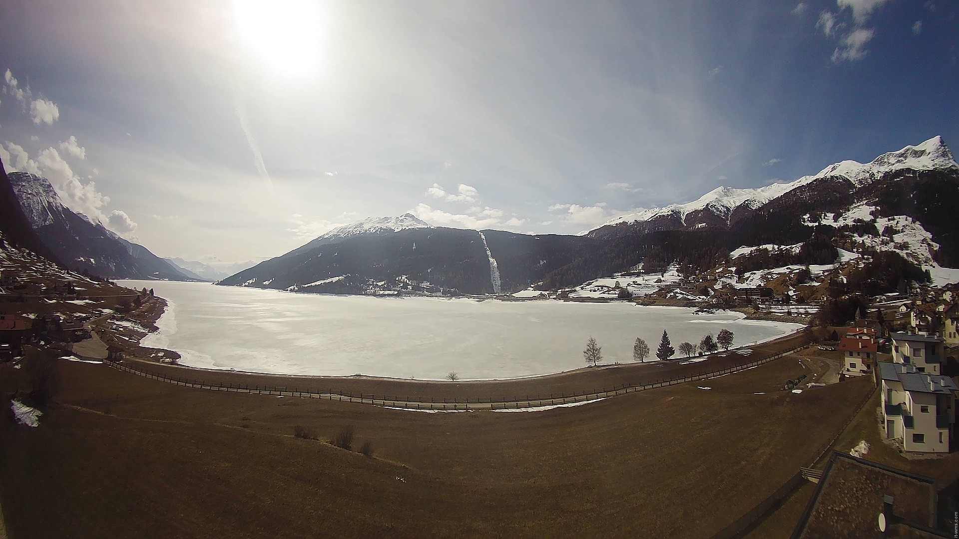 Archived image Webcam View to the Lake Resia