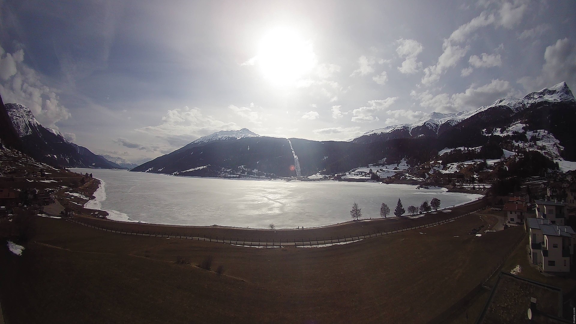Archived image Webcam View to the Lake Resia