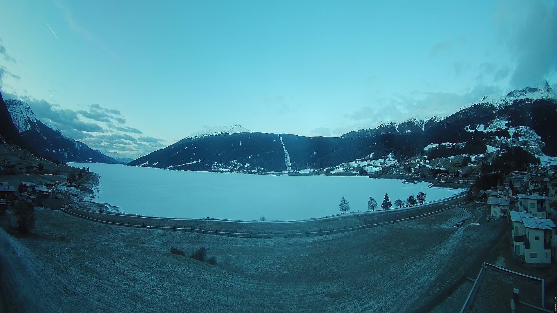 Archived image Webcam View to the Lake Resia