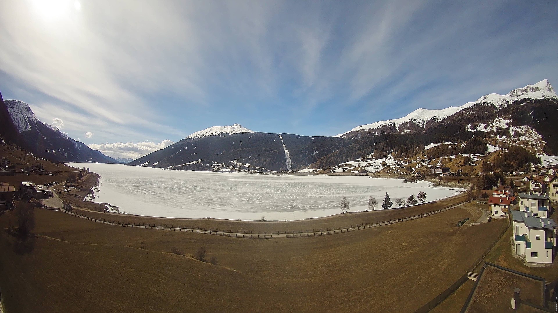 Archived image Webcam View to the Lake Resia