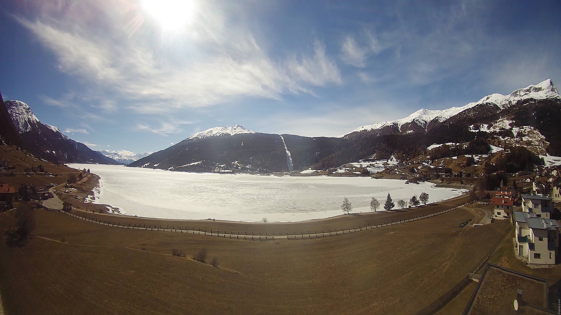 Archived image Webcam View to the Lake Resia