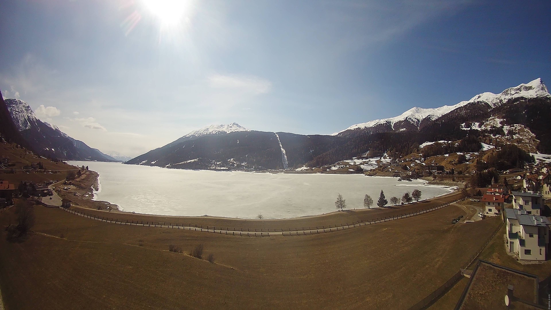 Archived image Webcam View to the Lake Resia