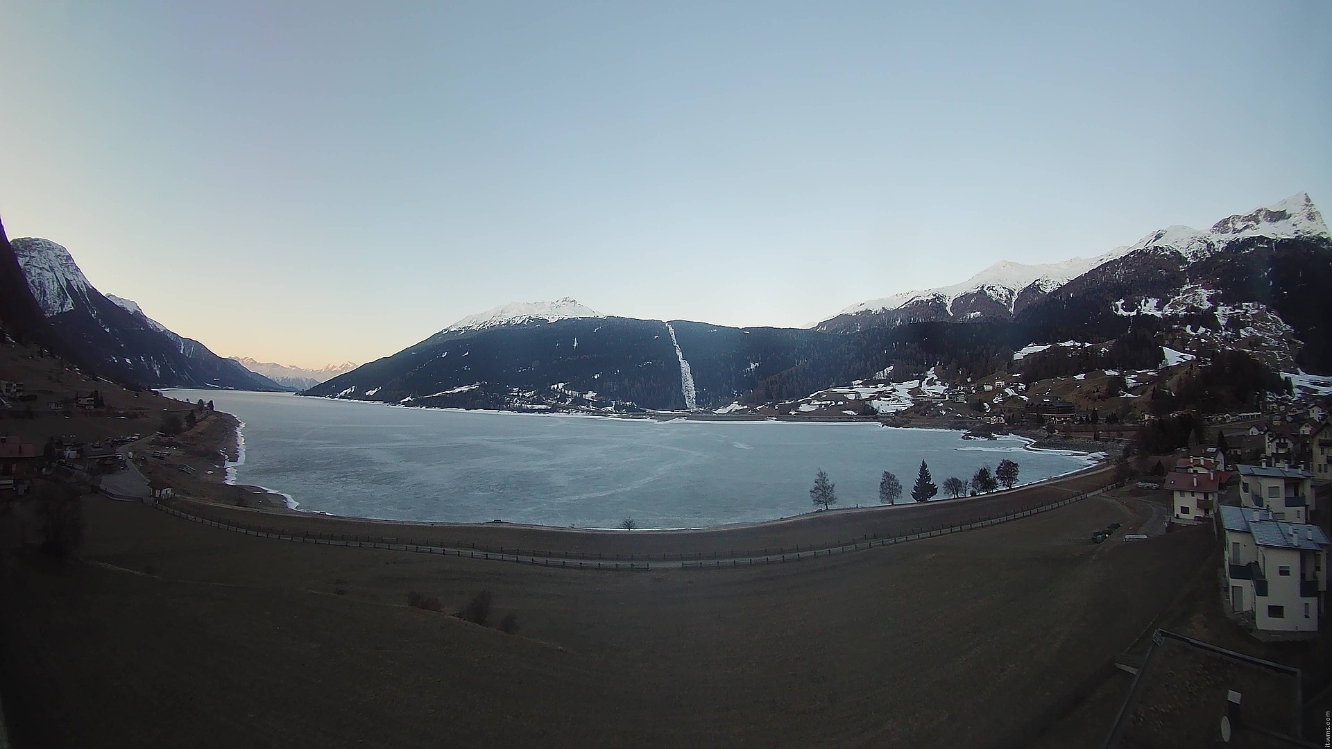 Archived image Webcam View to the Lake Resia