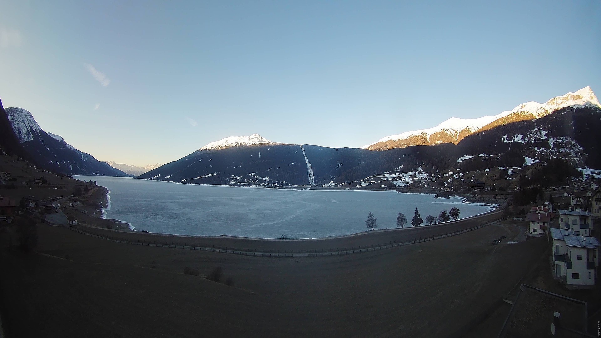 Archived image Webcam View to the Lake Resia