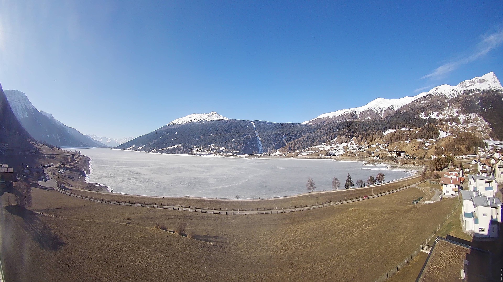 Archived image Webcam View to the Lake Resia