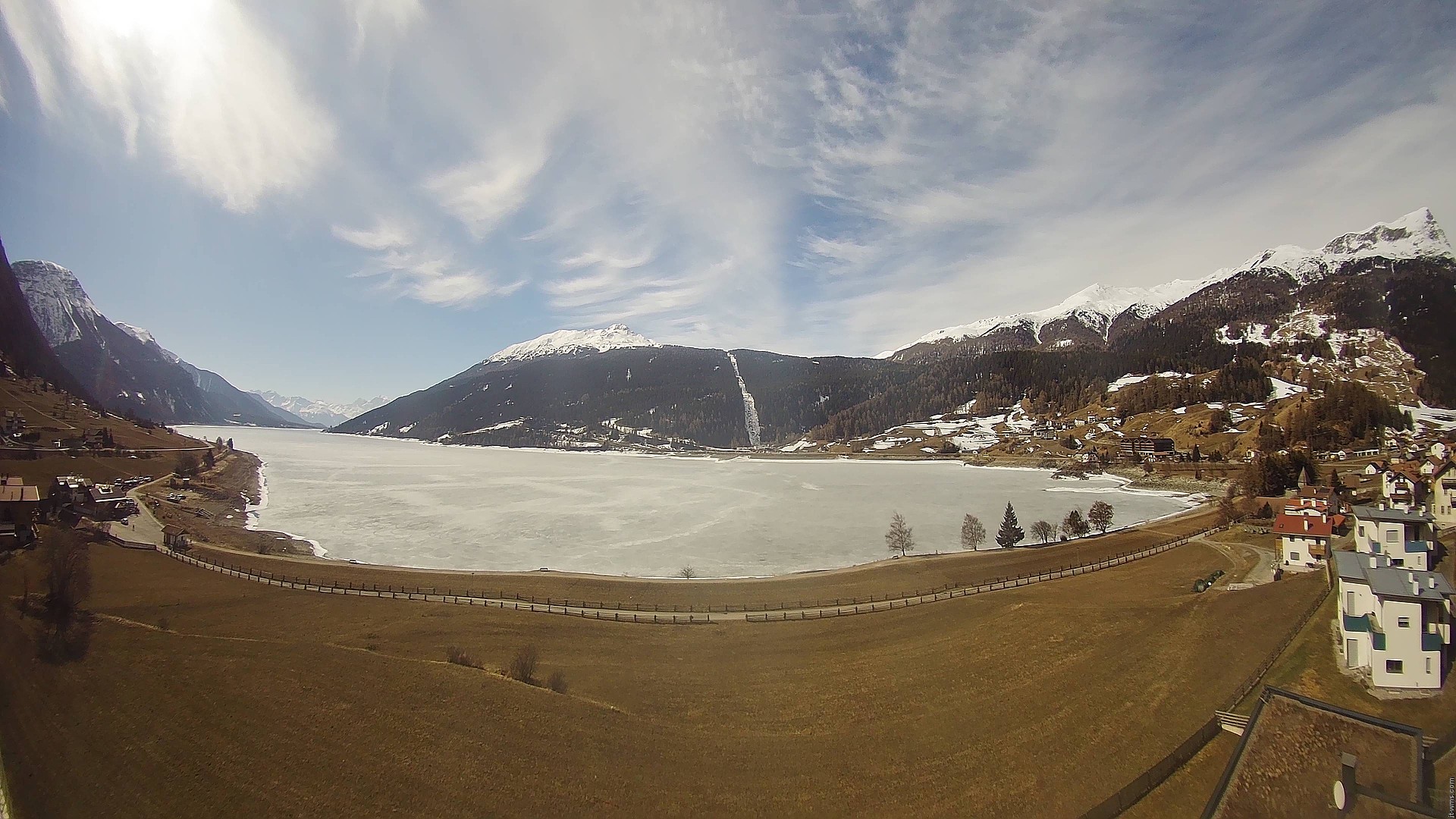 Archived image Webcam View to the Lake Resia