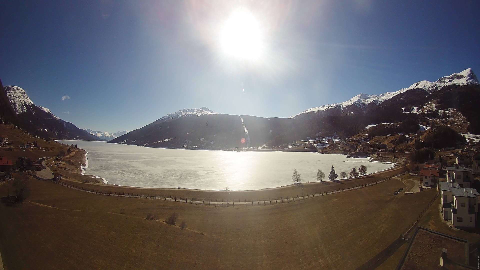 Archived image Webcam View to the Lake Resia