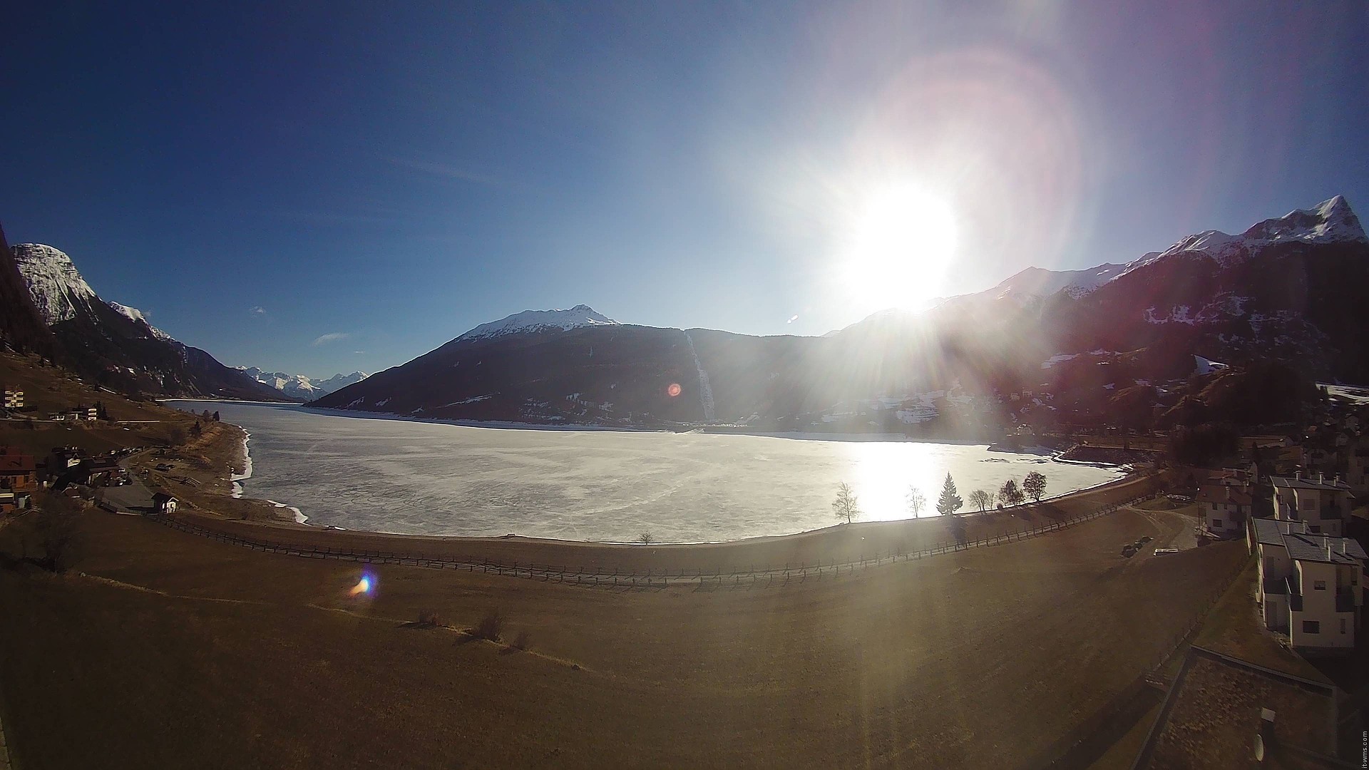 Archived image Webcam View to the Lake Resia