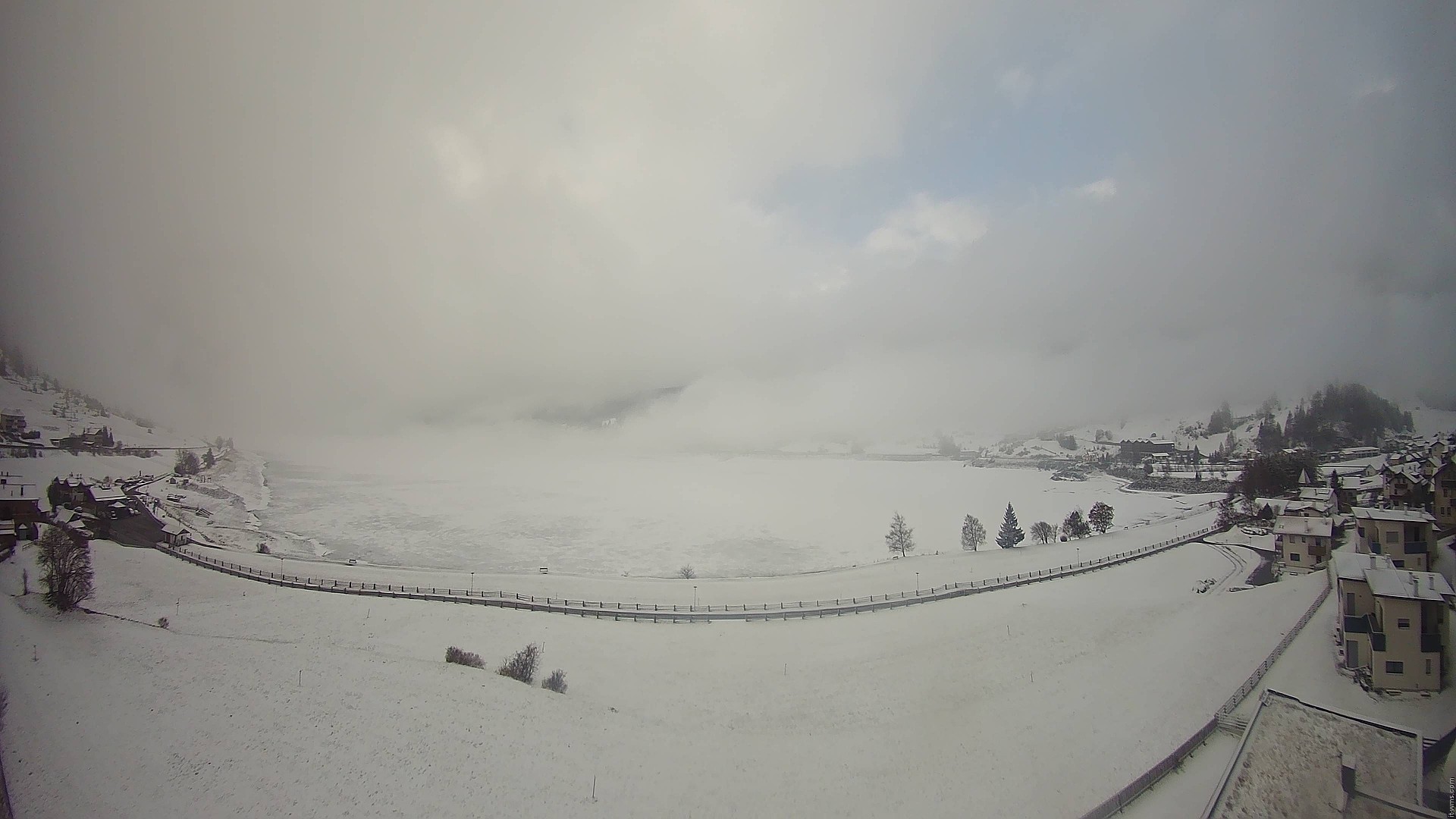 Archiv Foto Webcam Reschen - Blick auf den Reschensee