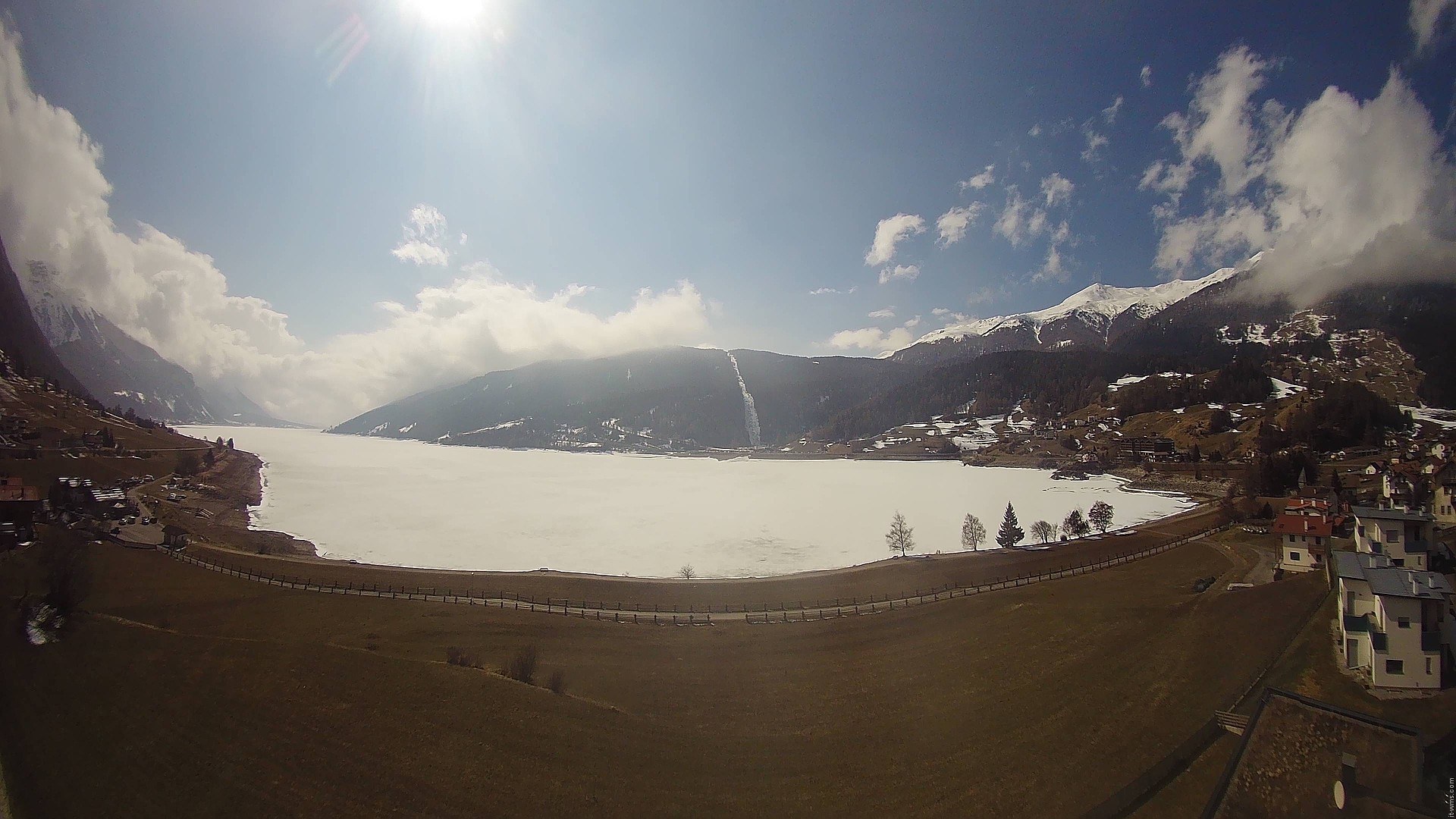 Archived image Webcam View to the Lake Resia