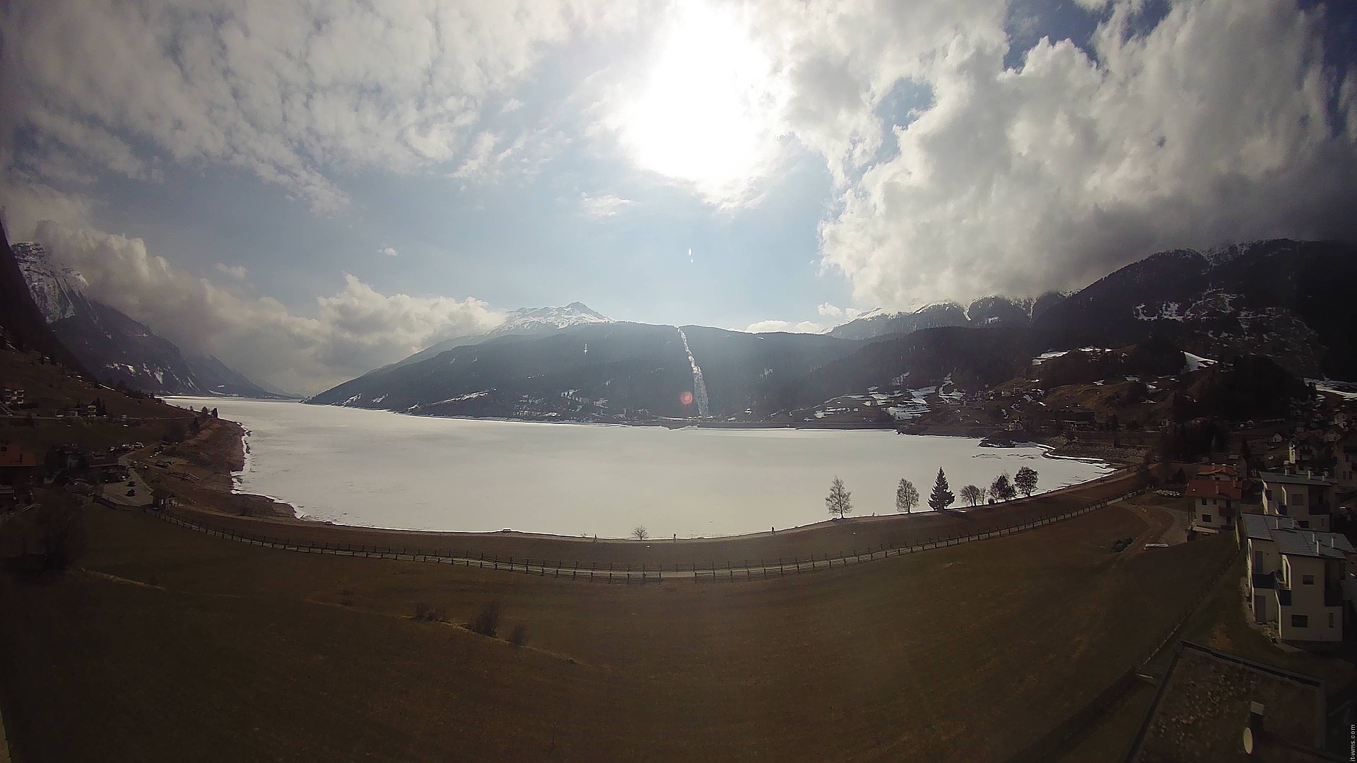 Archived image Webcam View to the Lake Resia