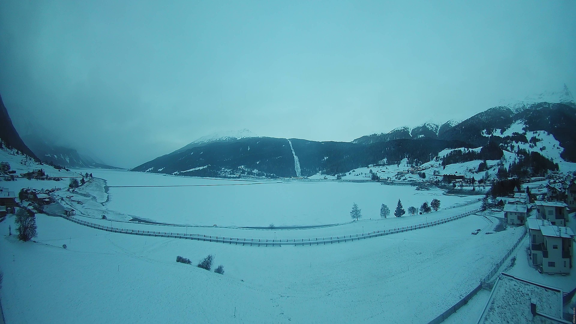 Archived image Webcam View to the Lake Resia