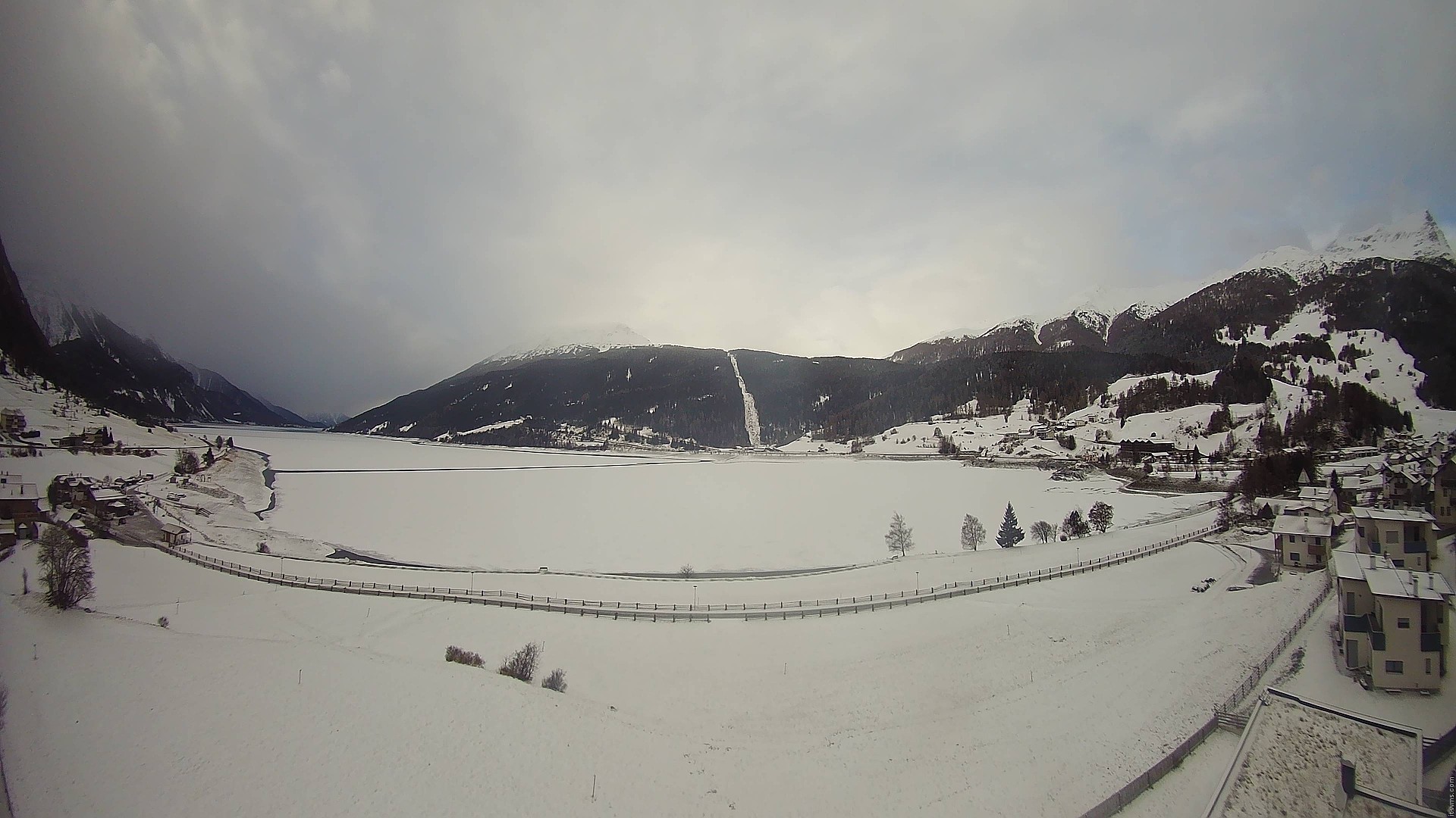 Archived image Webcam View to the Lake Resia