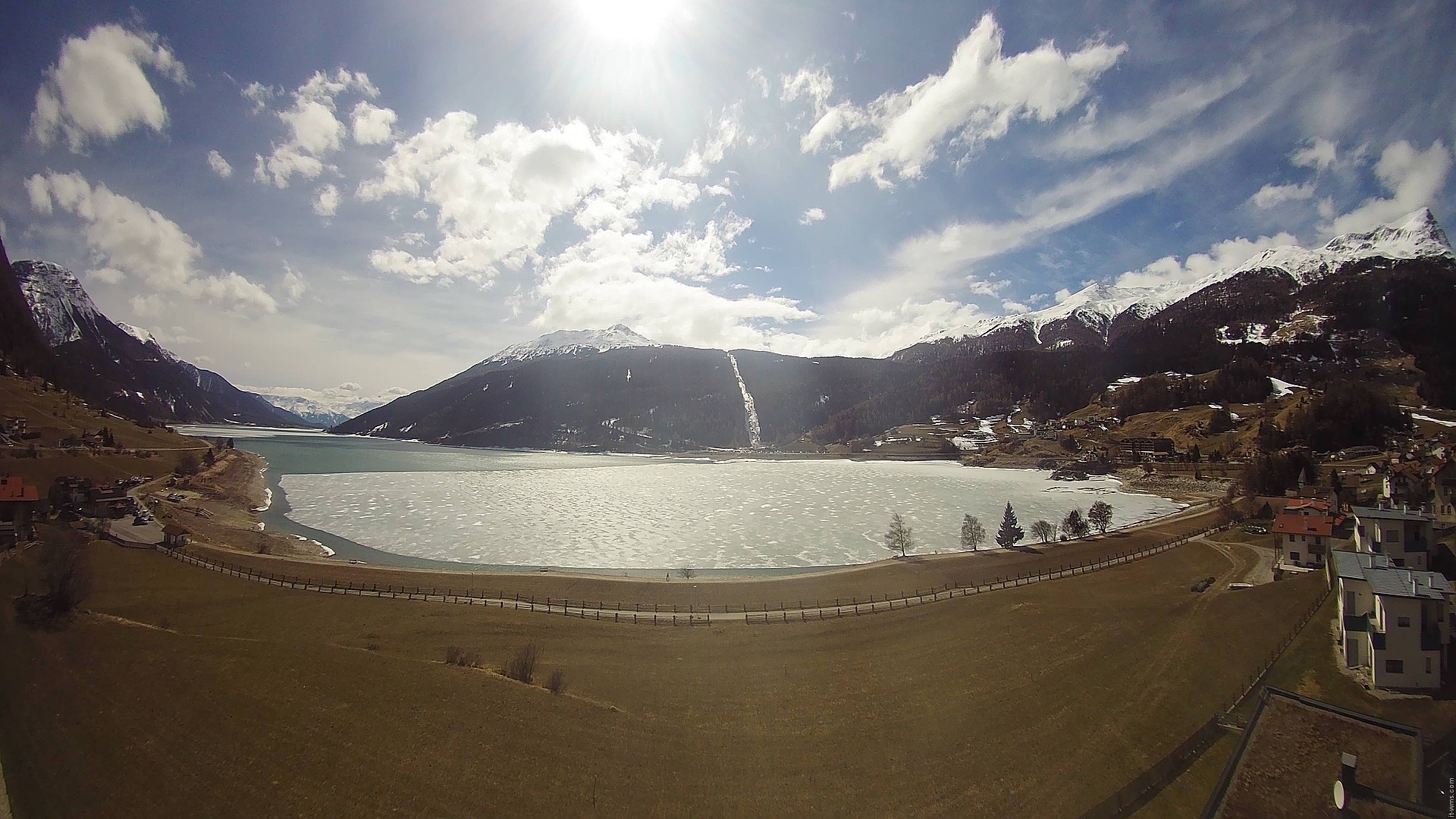 Archived image Webcam View to the Lake Resia