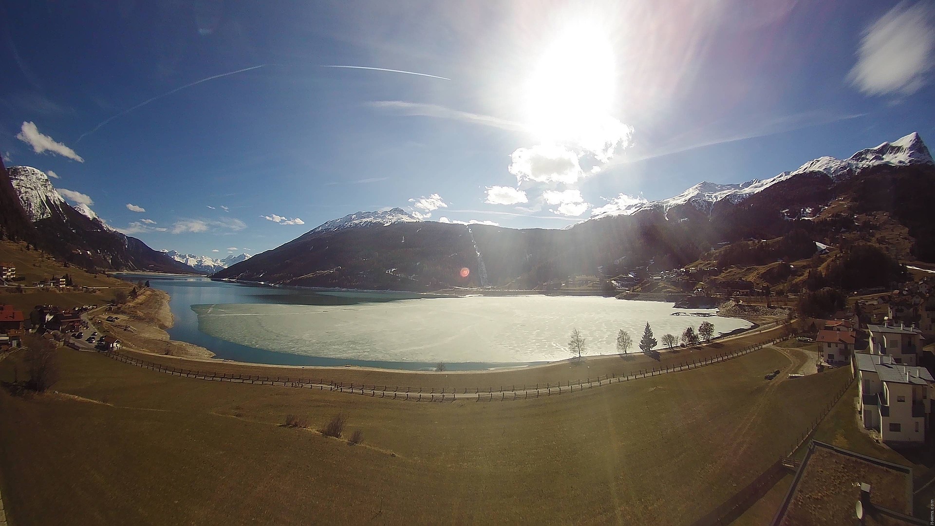 Archived image Webcam View to the Lake Resia