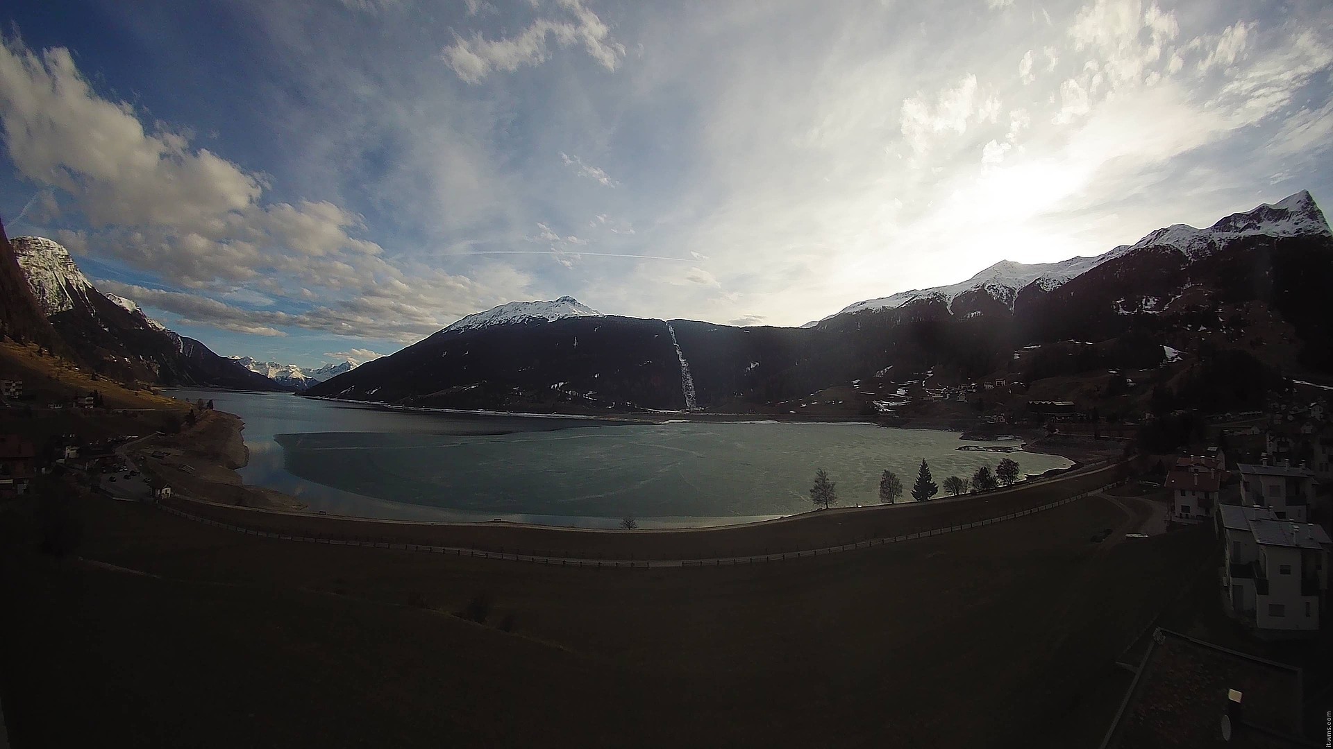 Archived image Webcam View to the Lake Resia