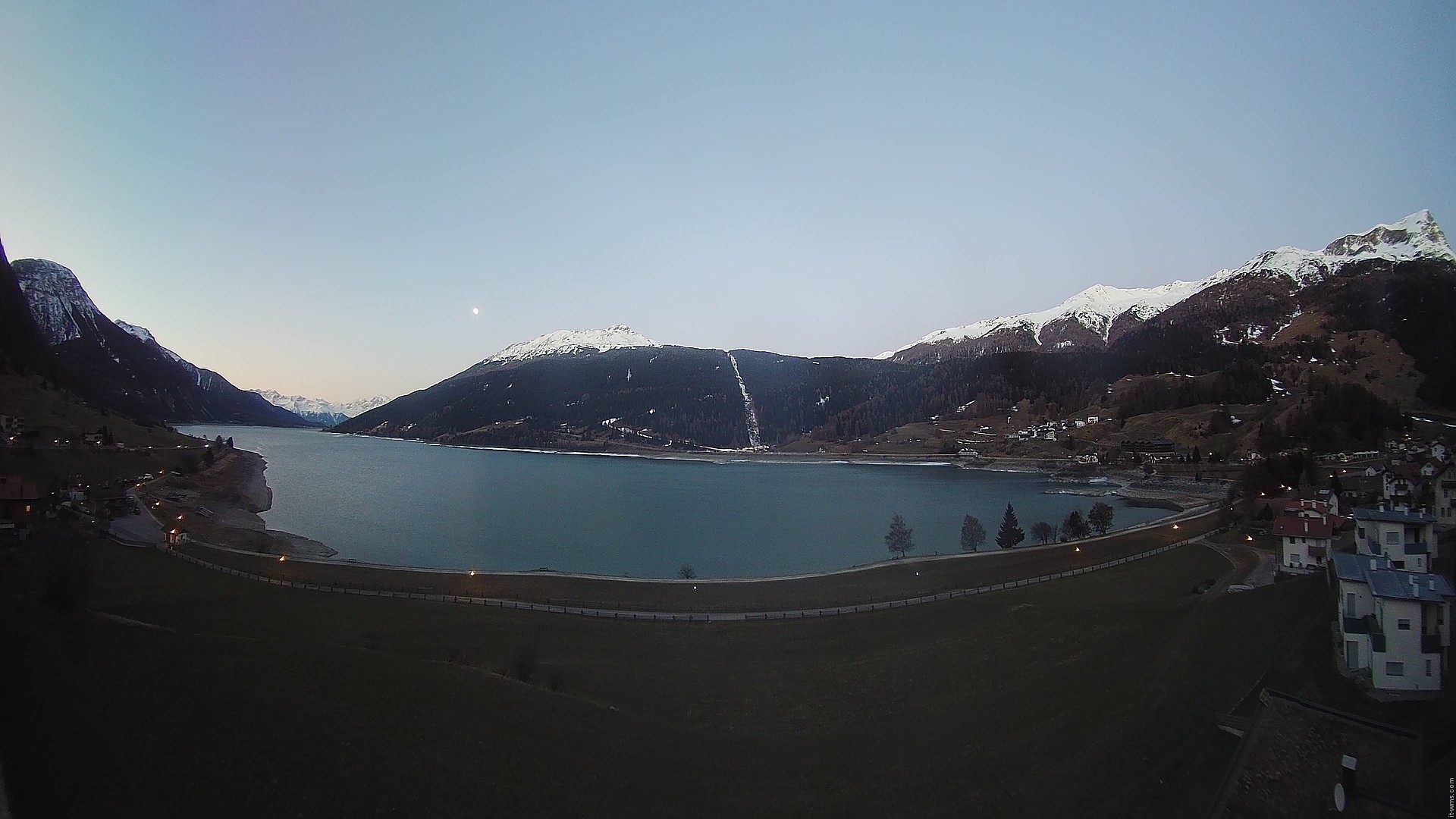 Archived image Webcam View to the Lake Resia