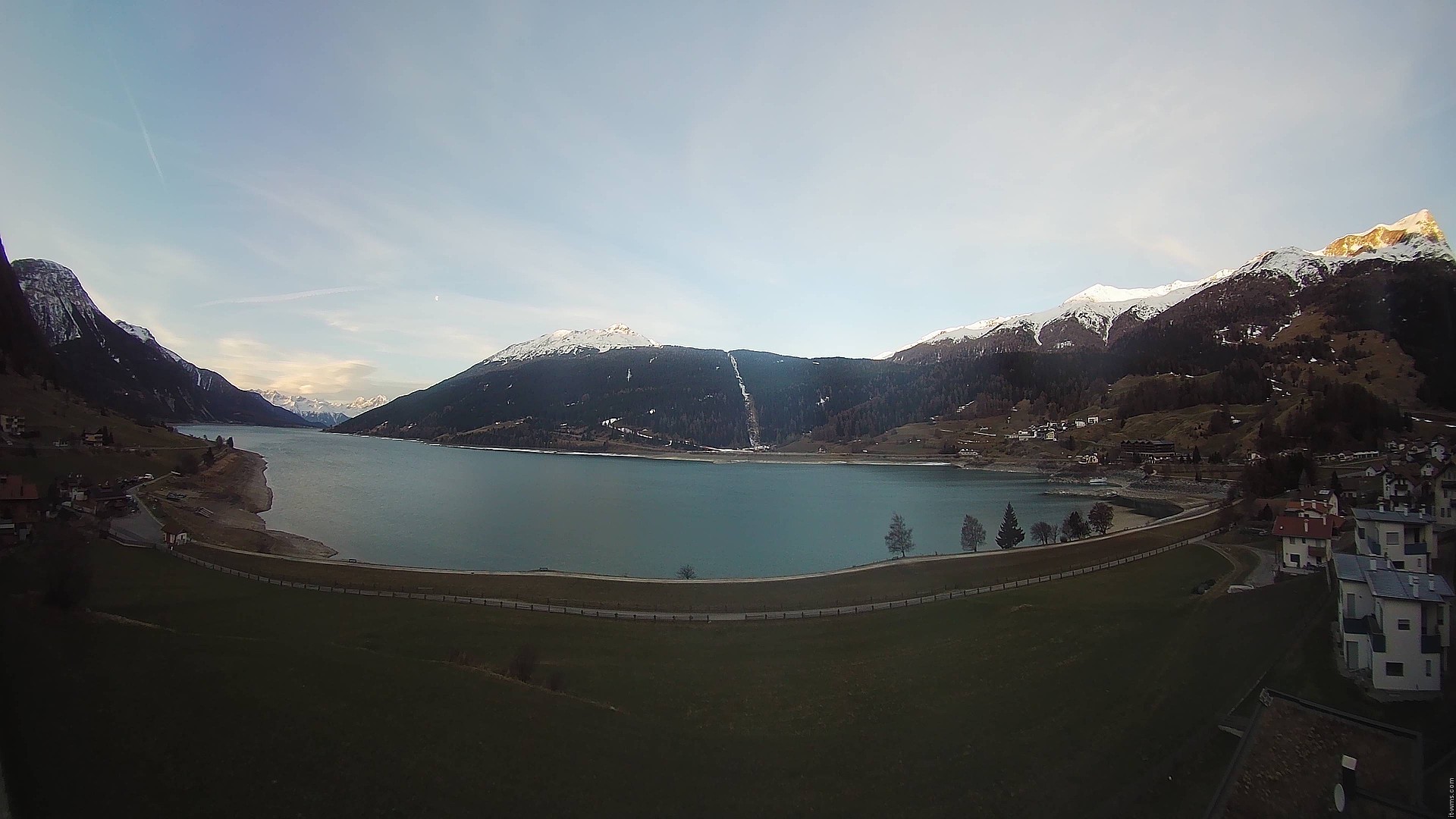 Archived image Webcam View to the Lake Resia