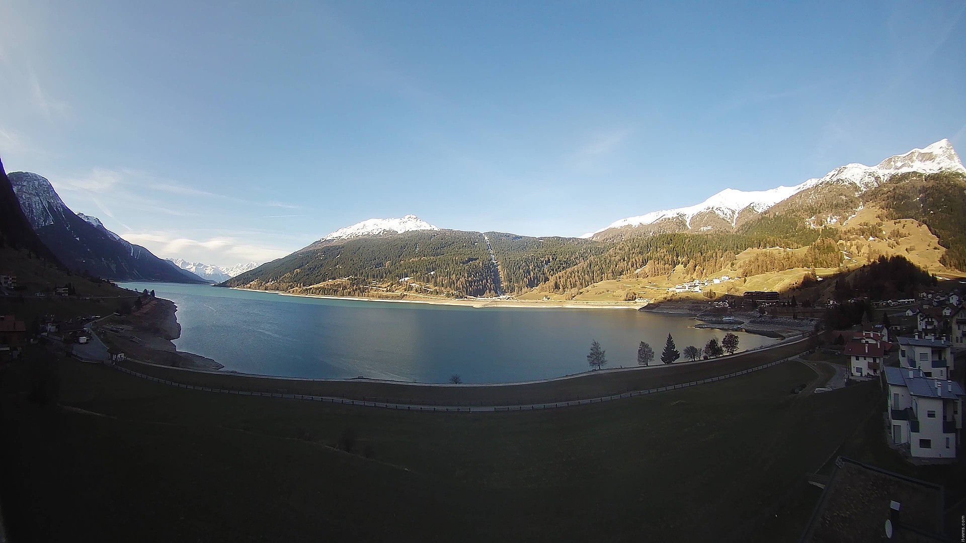 Archived image Webcam View to the Lake Resia