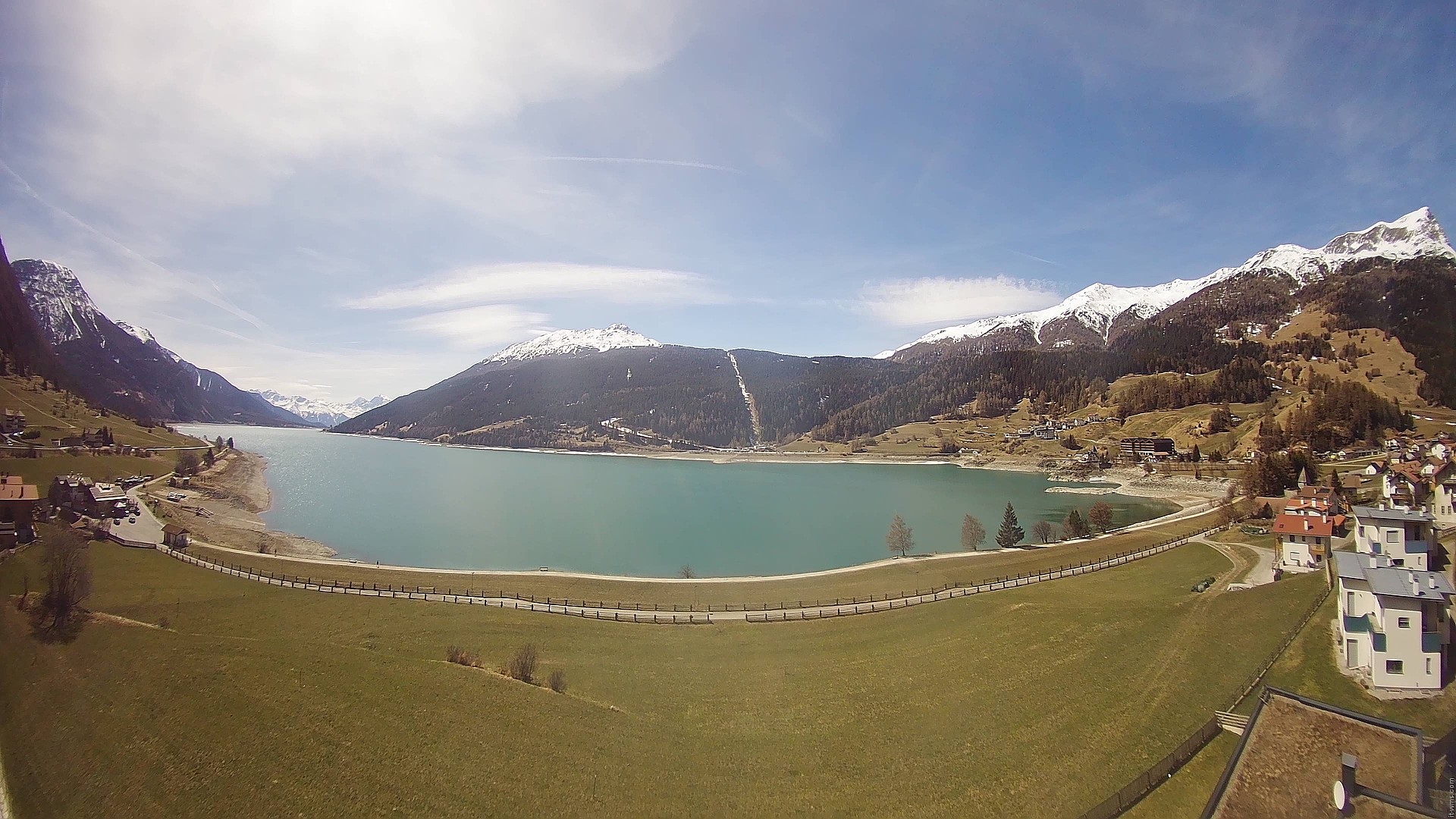 Archived image Webcam View to the Lake Resia