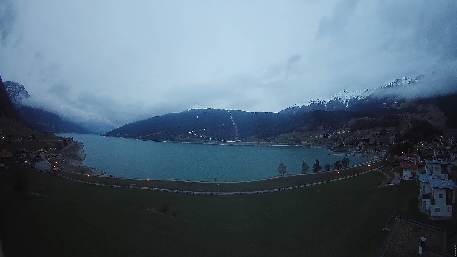 Archived image Webcam View to the Lake Resia