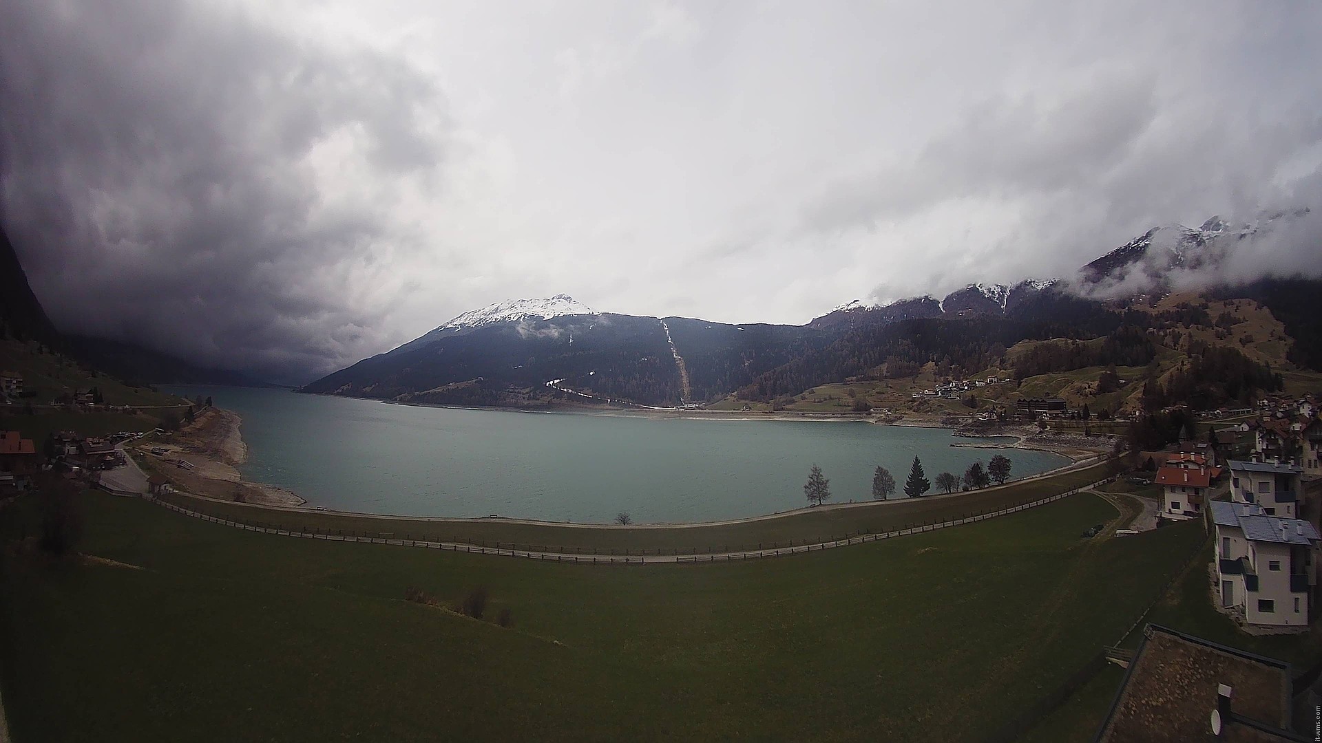 Archived image Webcam View to the Lake Resia