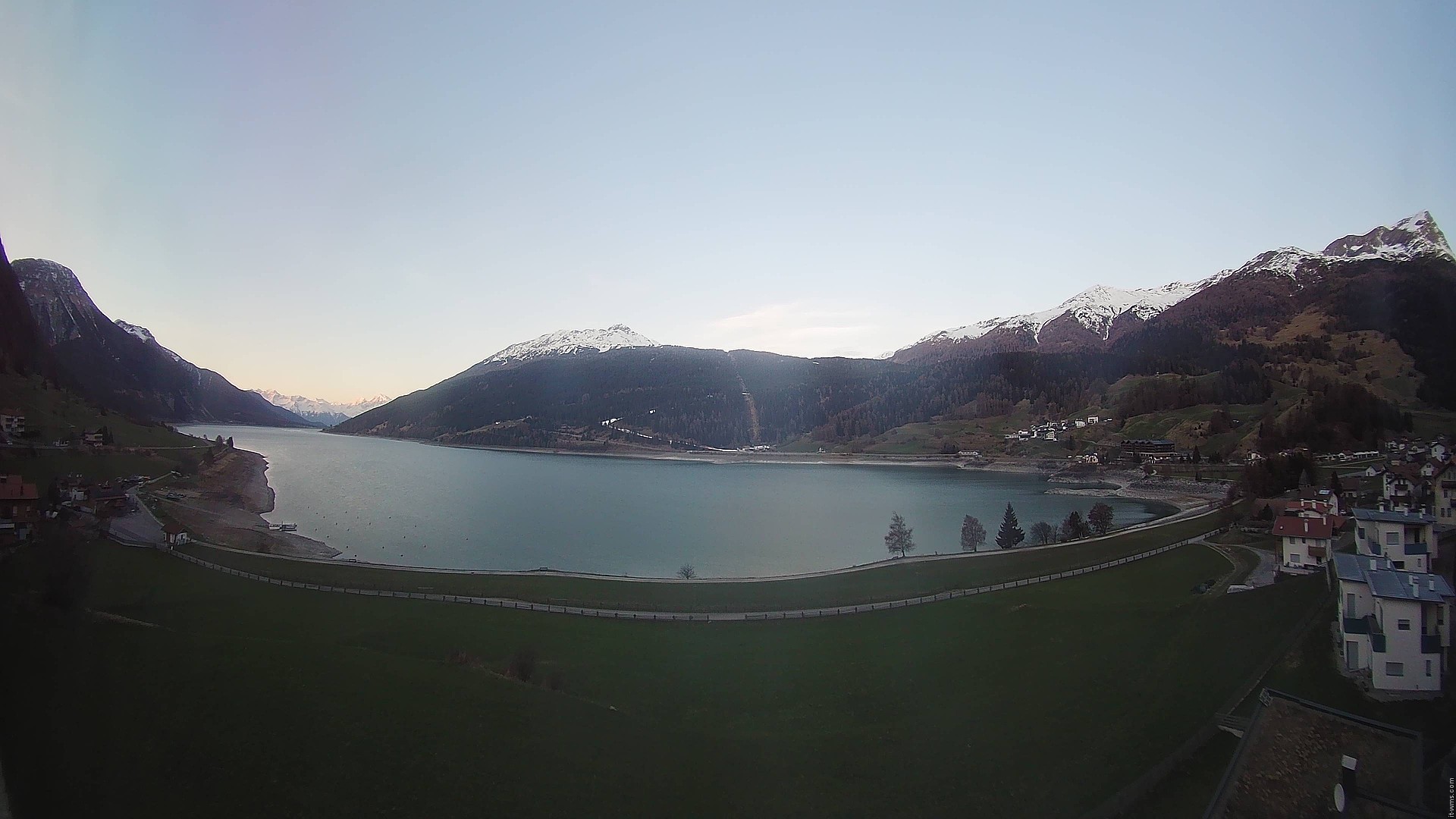 Archived image Webcam View to the Lake Resia
