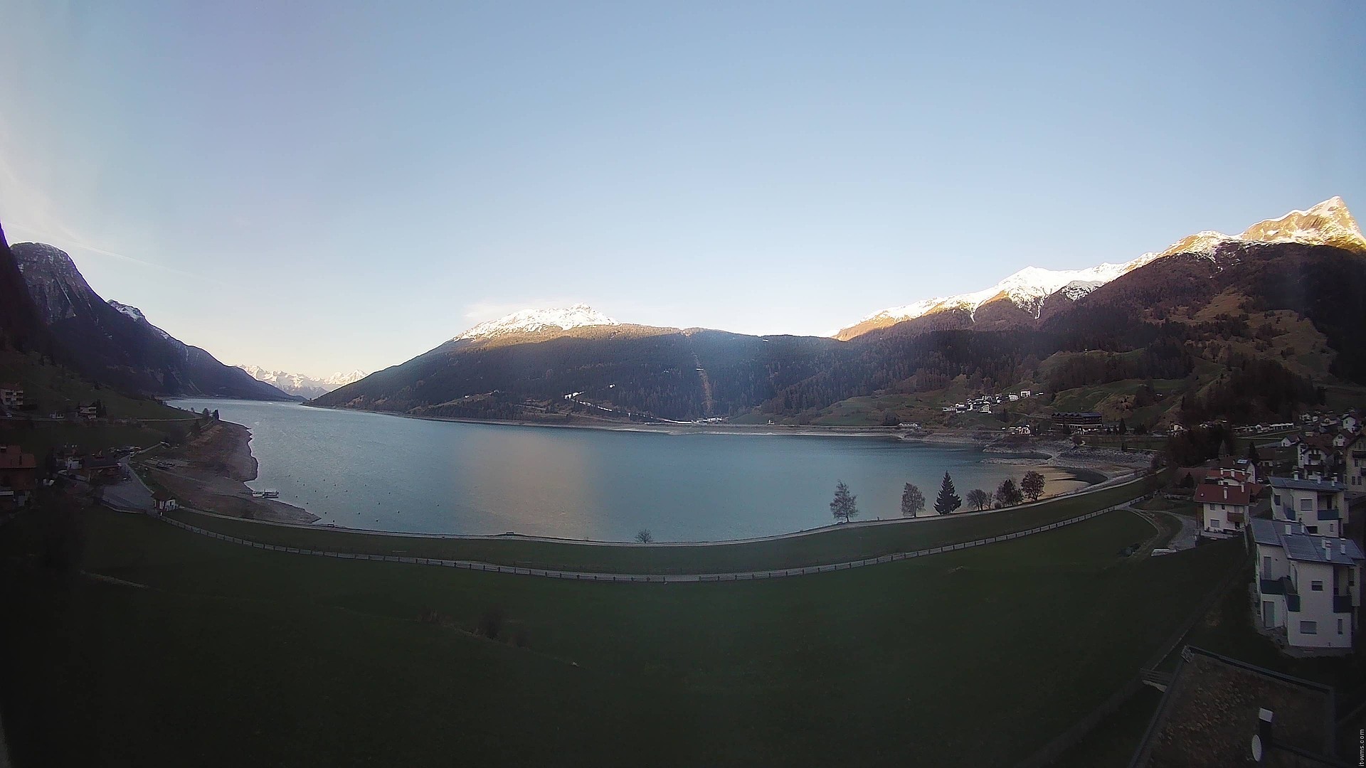 Archived image Webcam View to the Lake Resia