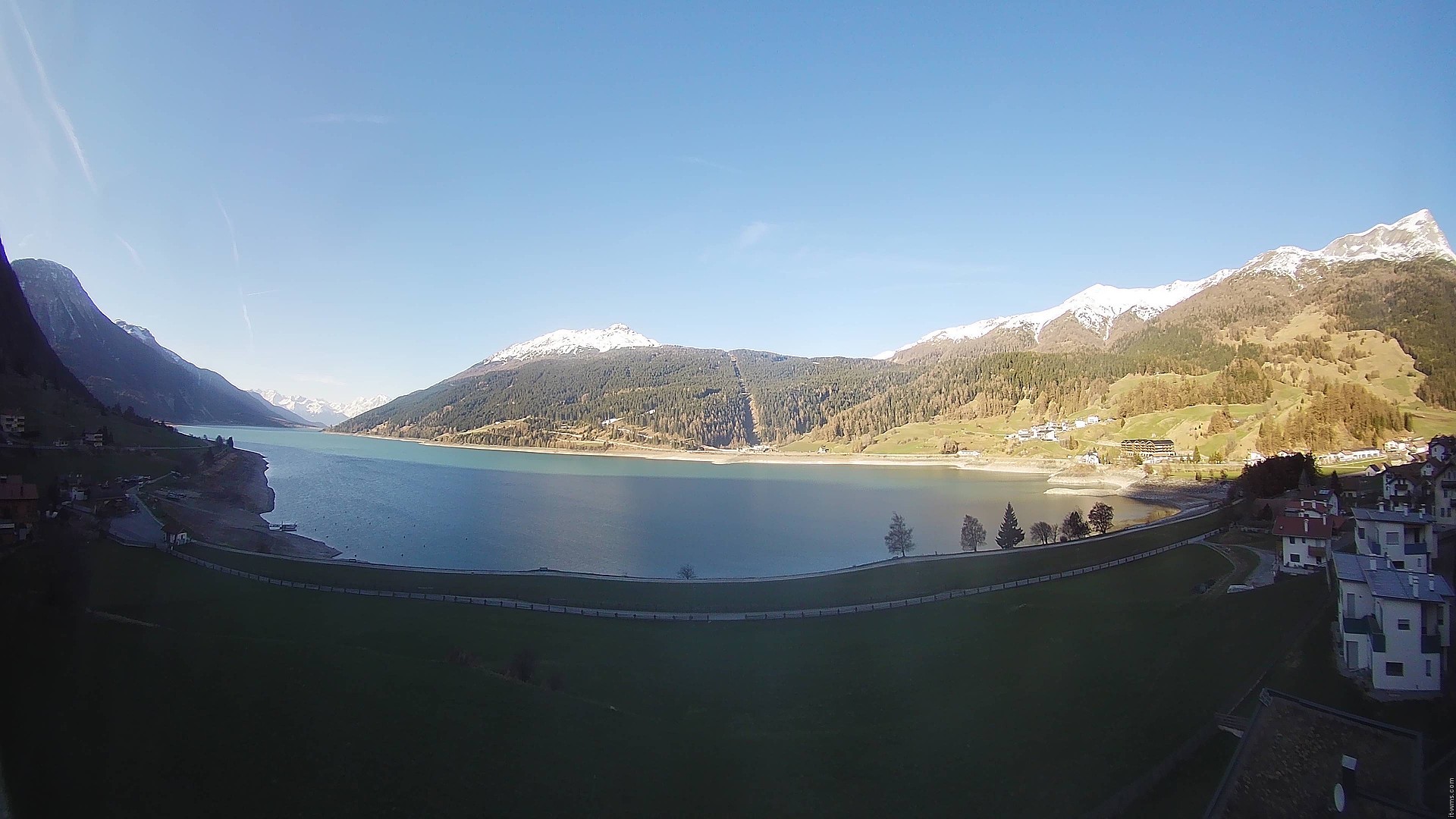 Archived image Webcam View to the Lake Resia