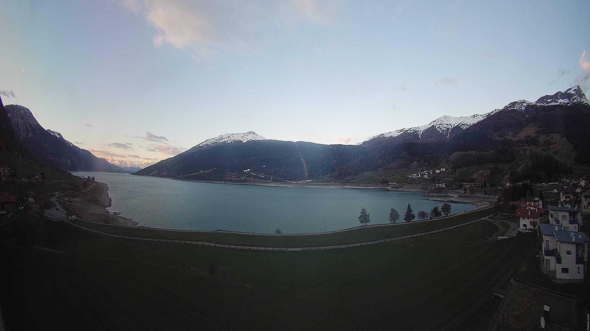 Archived image Webcam View to the Lake Resia