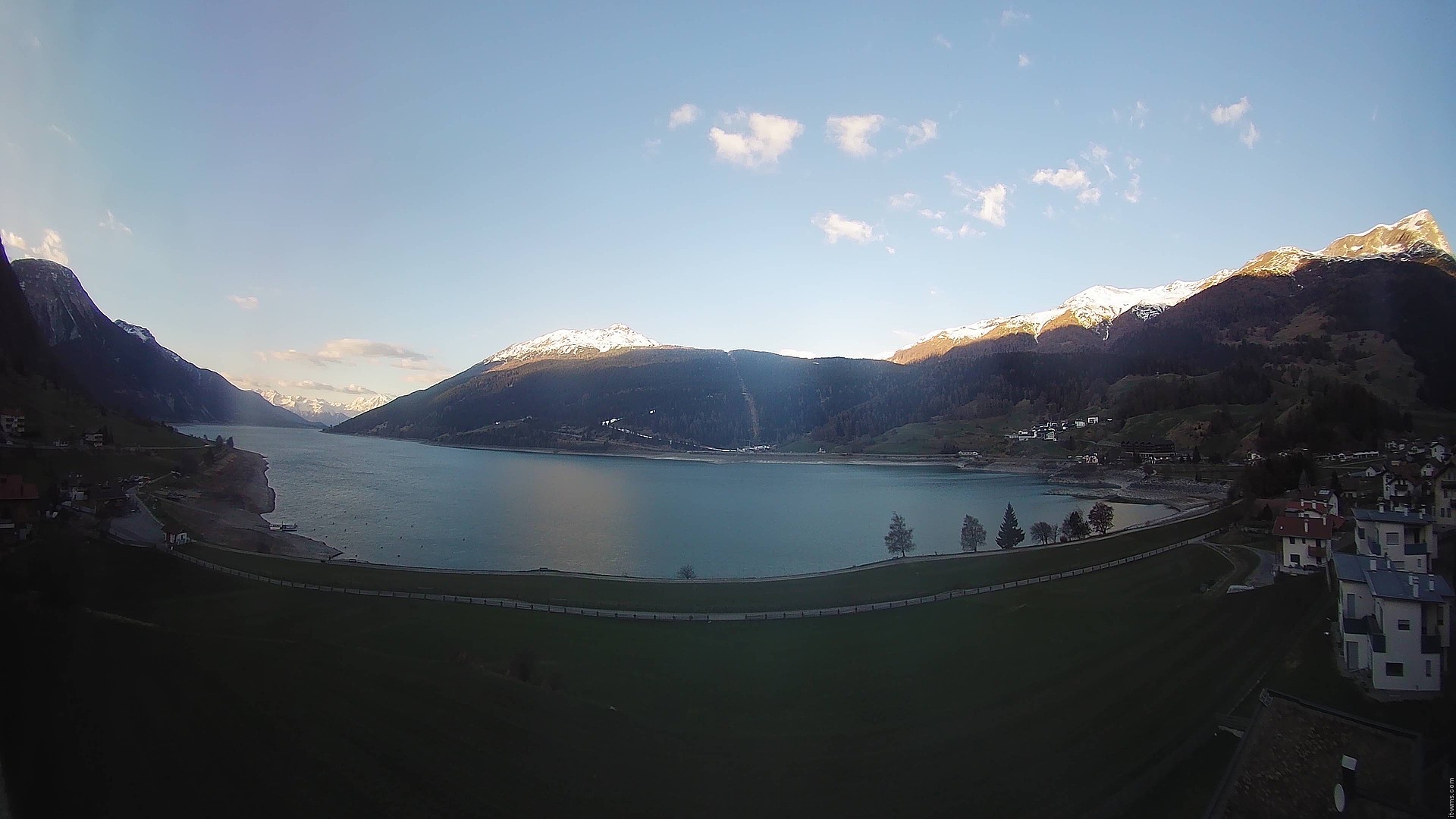 Archived image Webcam View to the Lake Resia