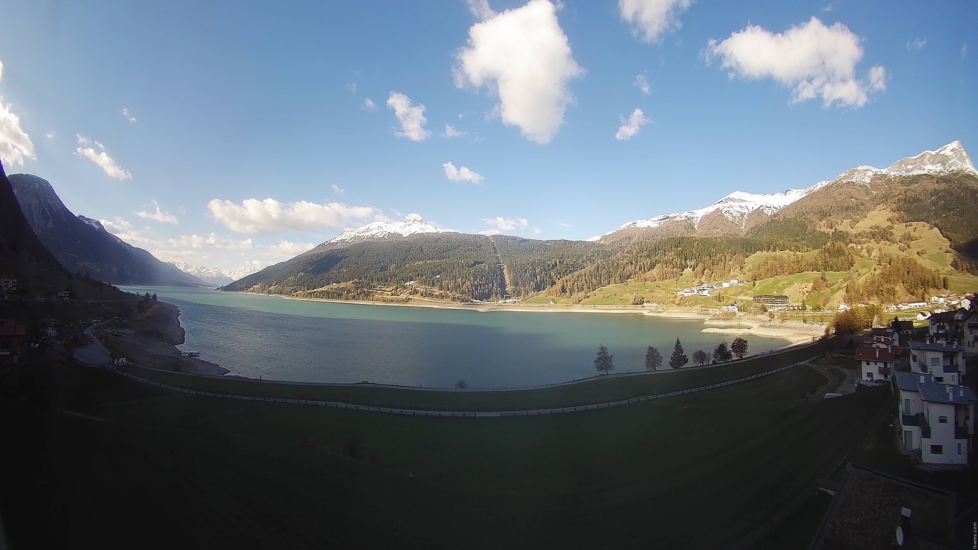 Archived image Webcam View to the Lake Resia