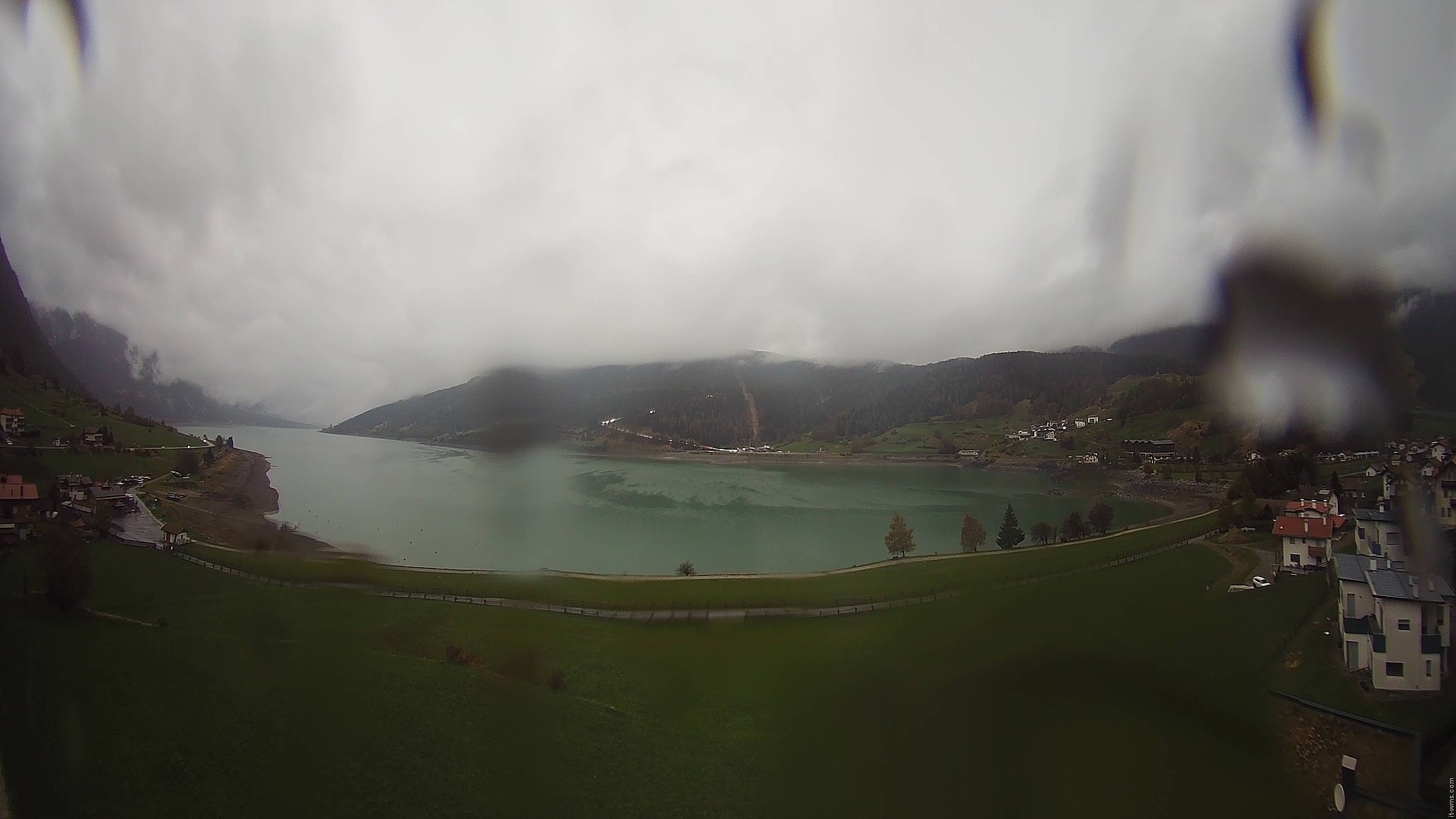 Archiv Foto Webcam Reschen - Blick auf den Reschensee
