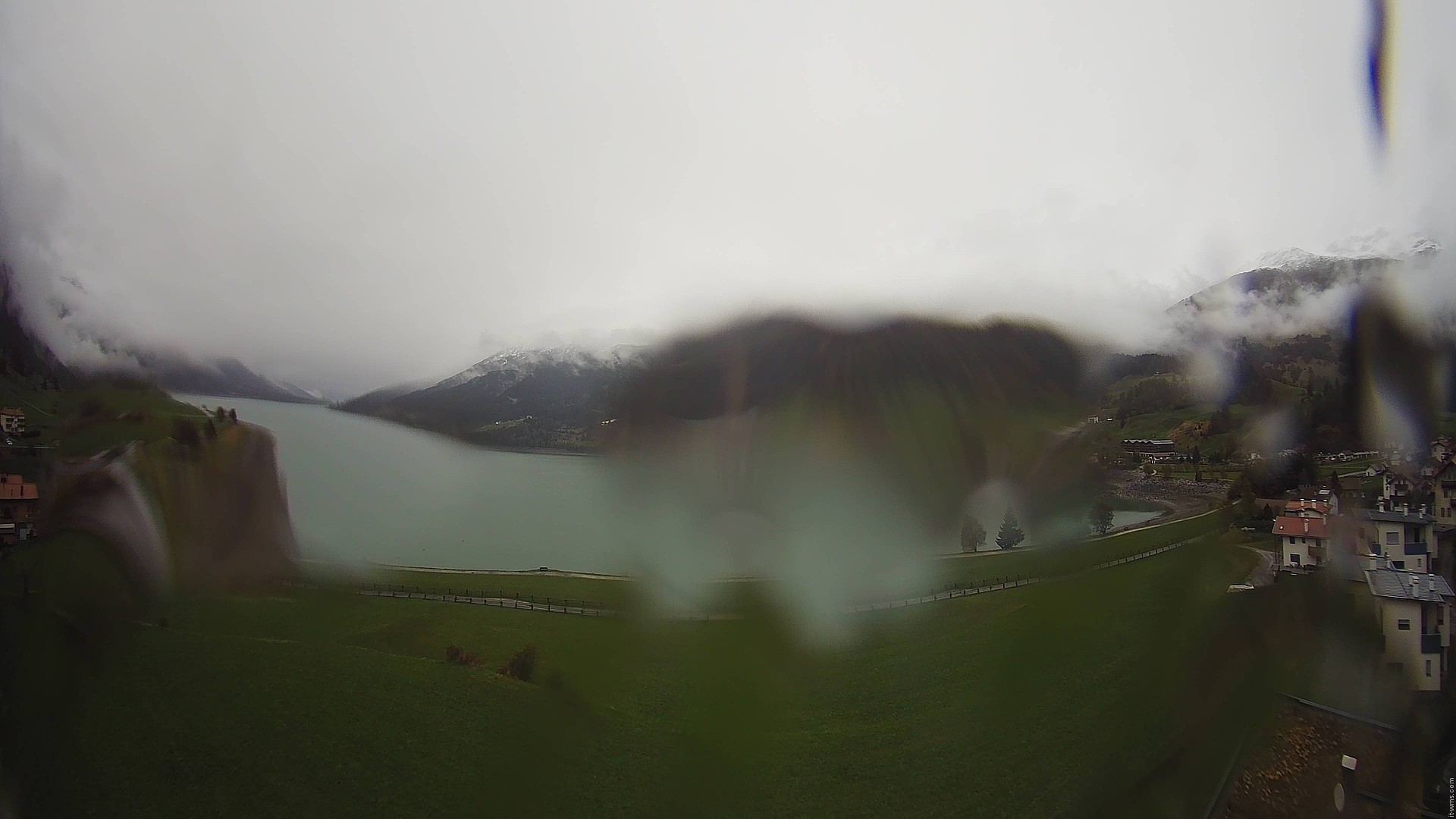 Archiv Foto Webcam Reschen - Blick auf den Reschensee