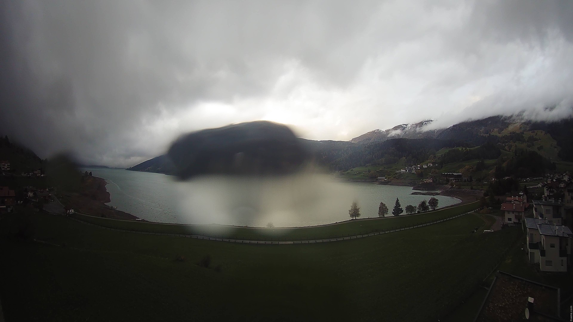 Archiv Foto Webcam Reschen - Blick auf den Reschensee