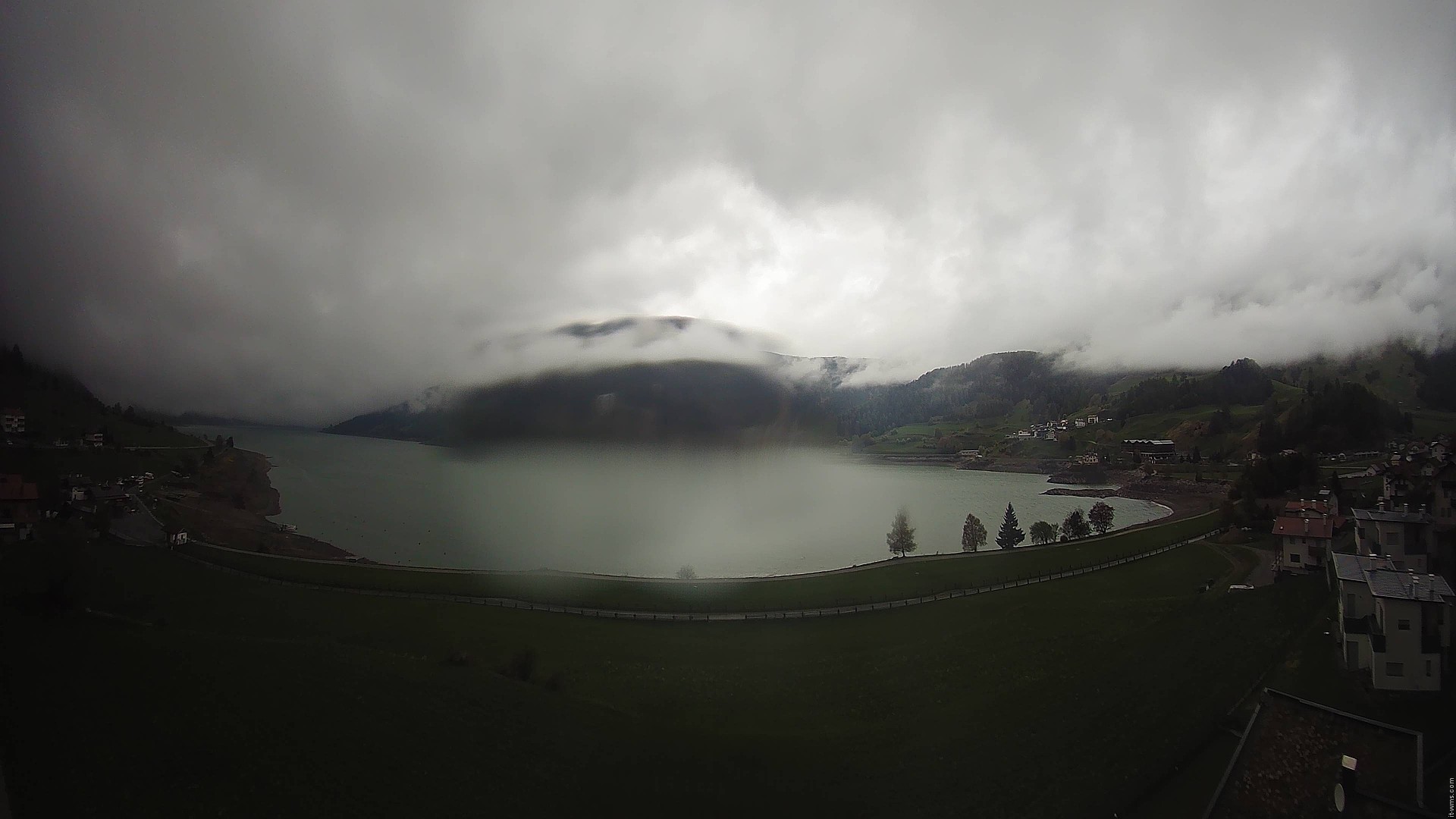 Archiv Foto Webcam Reschen - Blick auf den Reschensee