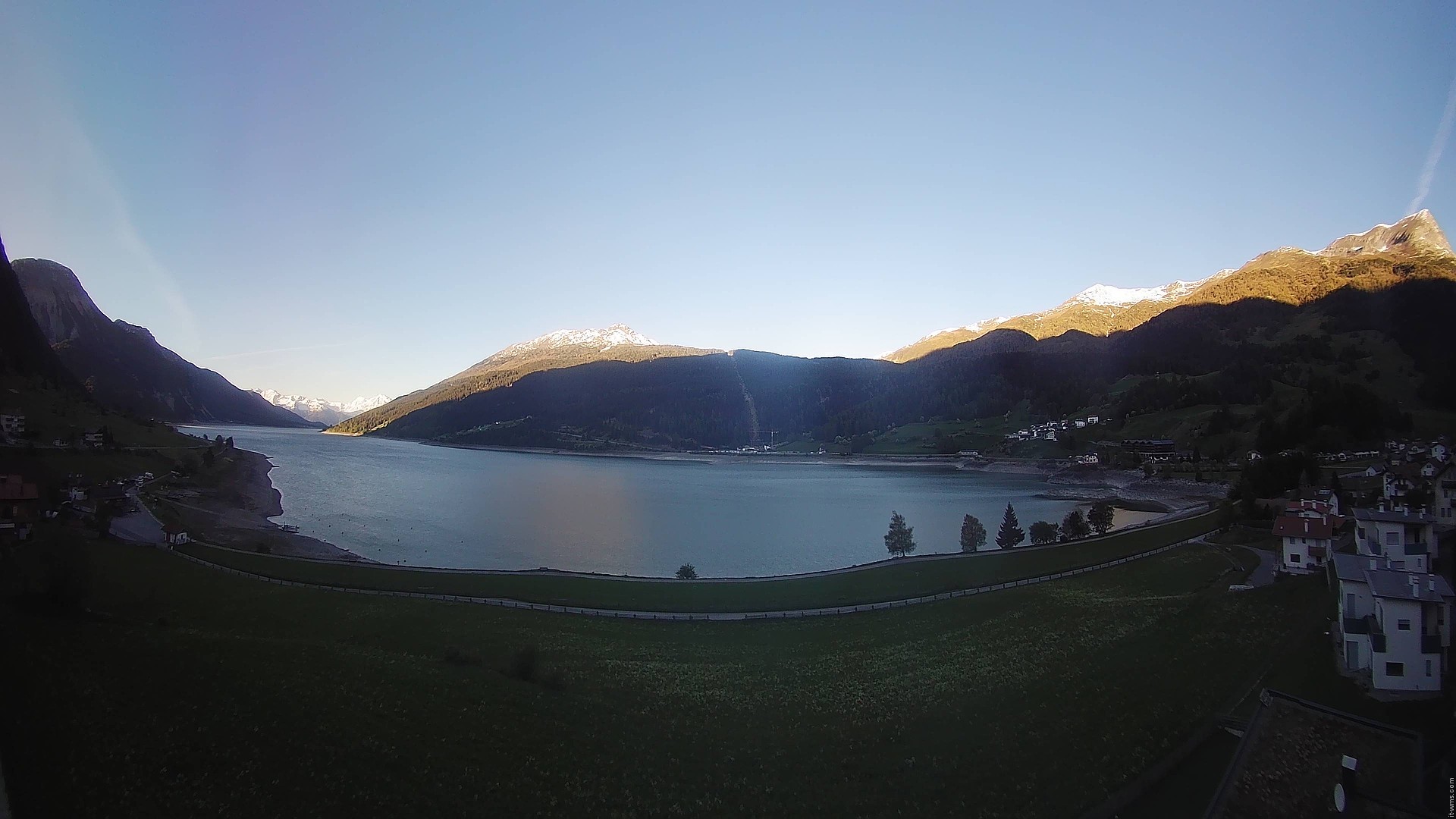 Archived image Webcam View to the Lake Resia